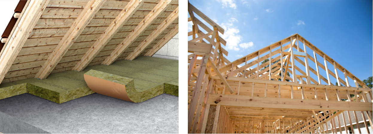 Timber frame structures insulation- Huali Rock wool material