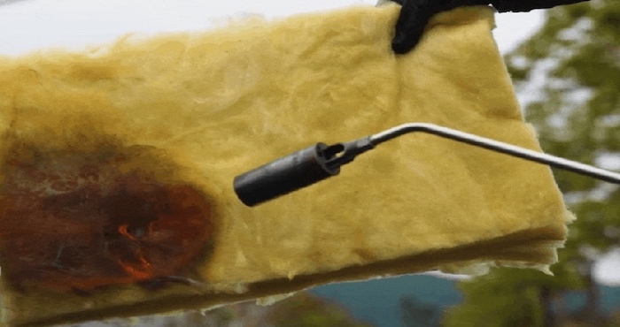 Fireproof performance of different insulation materials : rock wool is the first choice