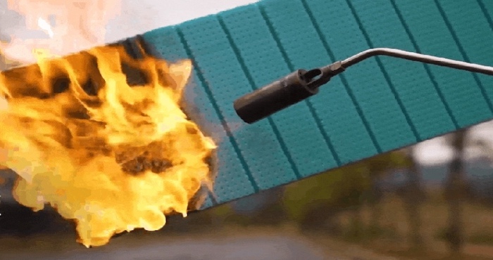 Fireproof performance of different insulation materials : rock wool is the first choice