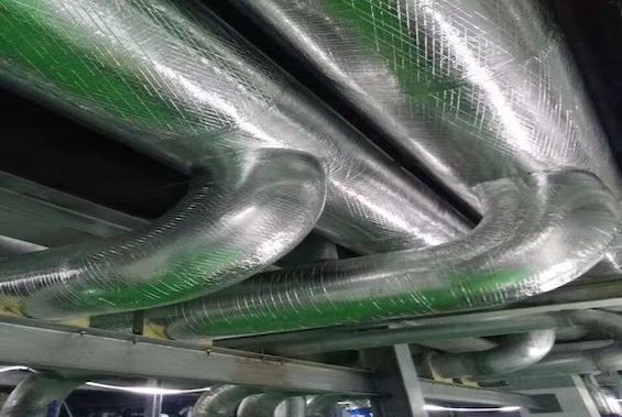 Hualiflex pipe aluminum facing
